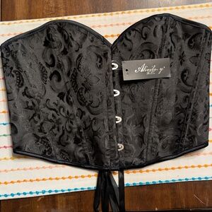NWT Victorian Renaissance Goth Alivila. Y Fashion Lace Back Corset. Size Large